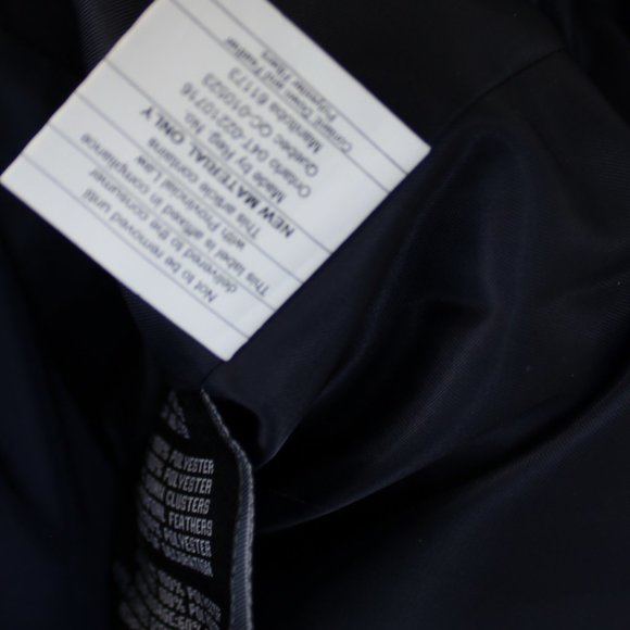 NWT Cole Haan Puffer Down Jacket- with Hood for Cold Weather - Picture 11 of 13